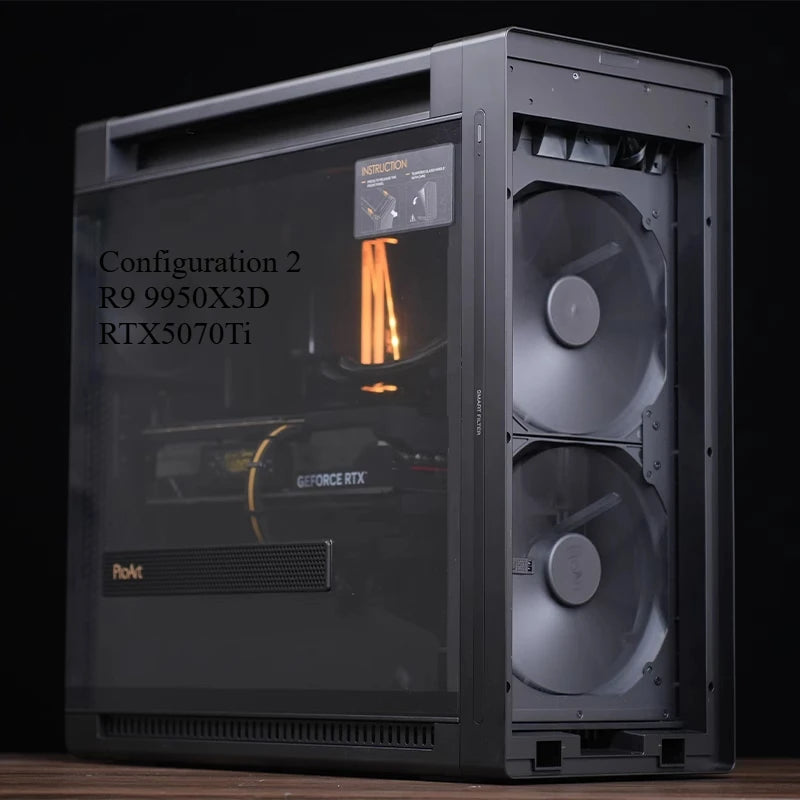 AMD Ryzen 9 9950X3D RTX5090D/5080/5070 Ti Game AI Design Desktop Assembly Computer Host DIY Whole Machine Family Bucket