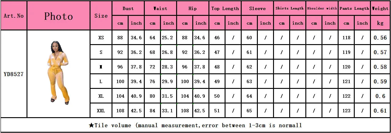 Women Autumn Two Piece Outfits 2 Piece Velour Tracksuit Velvet Sweatsuits Zip Up Hooded Jacket Bodycon Flared Pants Jogger Sets