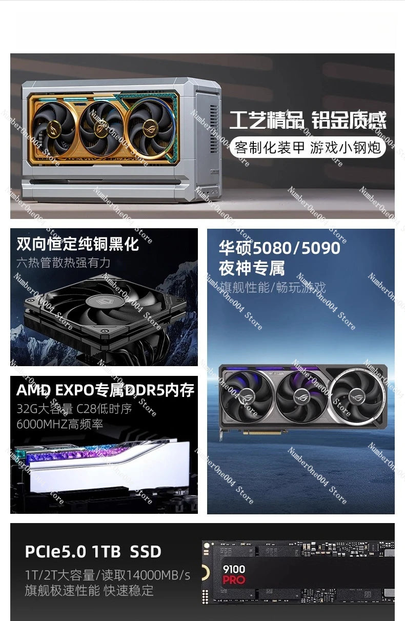 Mini Host 9800X3D/9950X3D 5080/5090 Gaming Computer