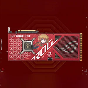 ASUS ROG Strix RTX 4090 OC EVA-02 Edition Gaming GPU 24GB GDDR6X PCIe 4.0 HDMI 2.1a DisplayPort 1.4a 3.5-Slot Design