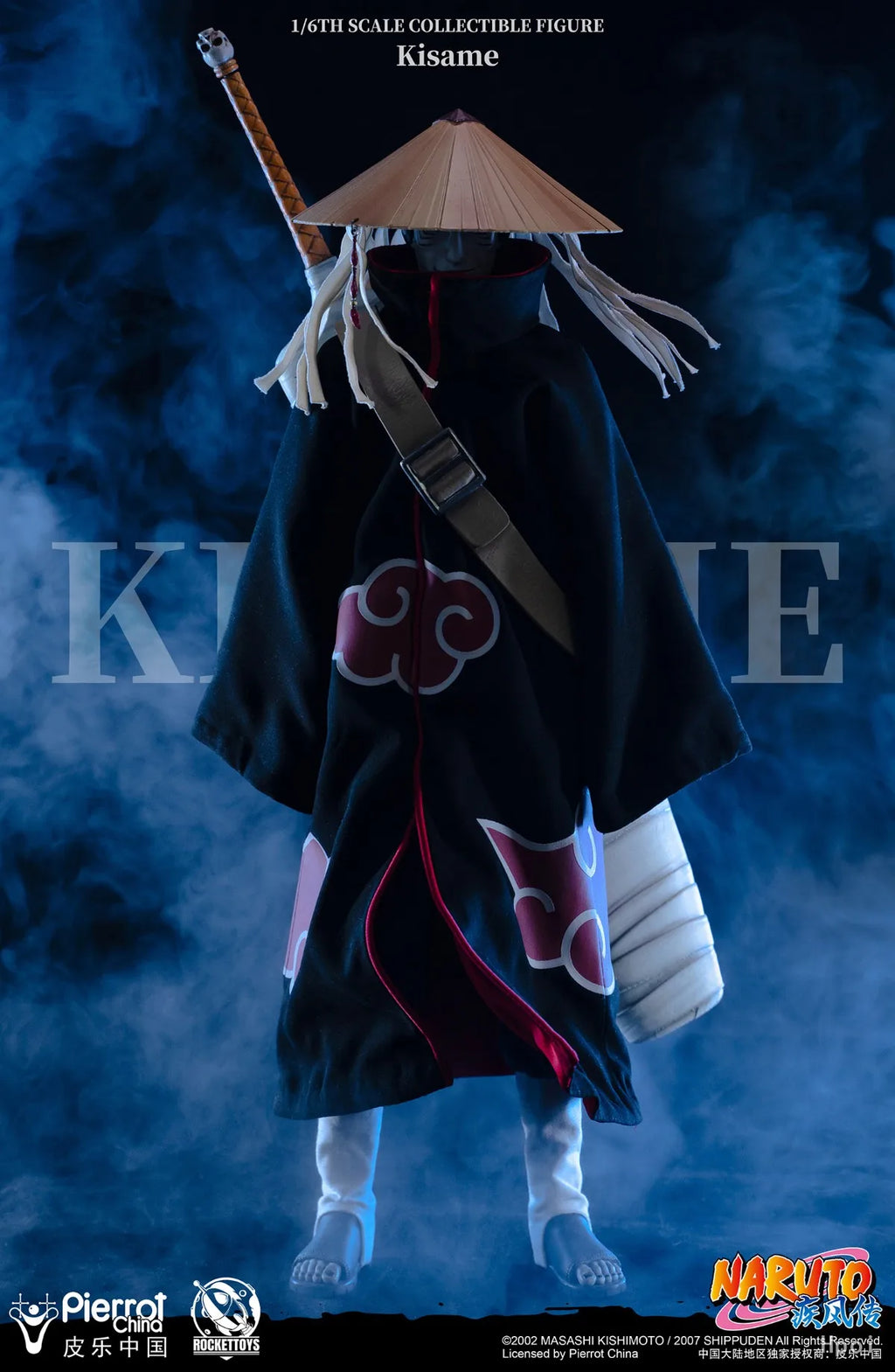 In Stock RocketToys ROC 007 NARUTO Shippuden Hoshigaki Kisame 1/6 Action Figure Model Collection