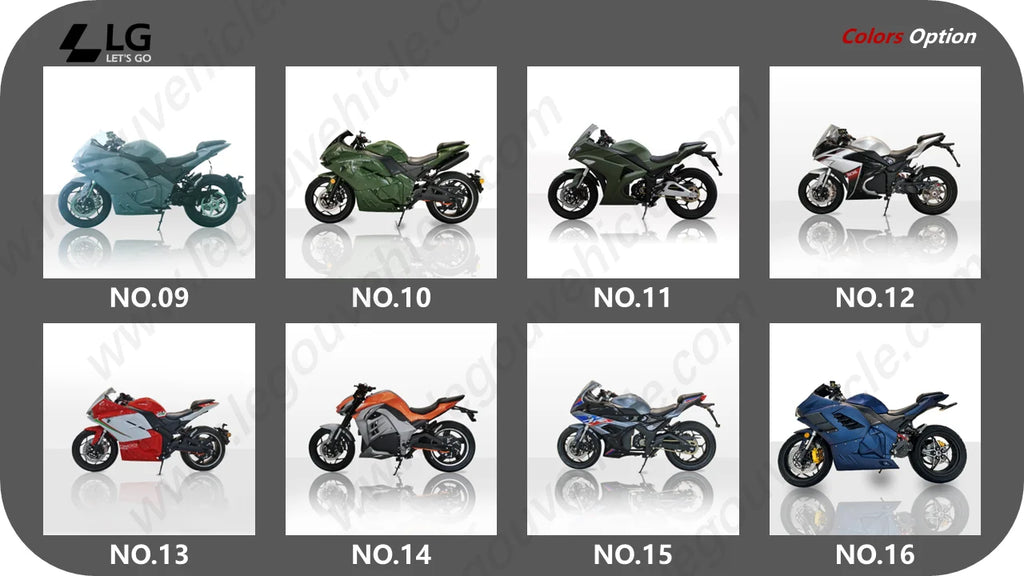 Lithium-ion 72V Center Motor 4000W Fast Speed 130KM/H Chopper Electric Motorcycle