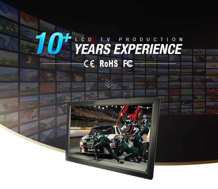 Mini Led Television 7 9 10 12 14 Portable TV With DVB-T DVB-T2 ATSC ISDB Digital TV System