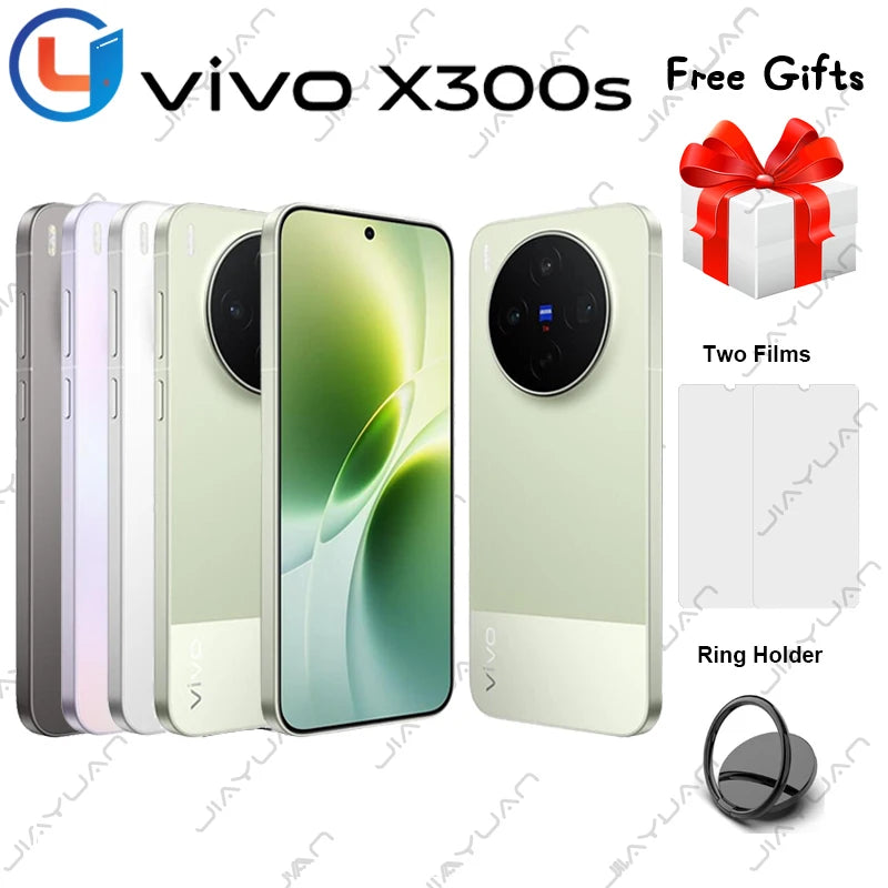 Original Vivo X300S 5G Smartphone 6.78" 144Hz LTPO AMOLED 200MP Zeiss Camera 7100mAh 90W Dimensity 9500 NFC Mobile Phone