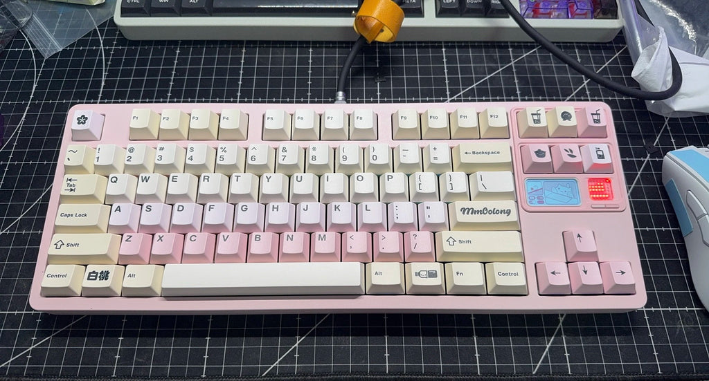 QK80 V2 Mk2 3Mode Mechanical Keyboard Kit with Screen Aluminium Material Case Wireless Wired DIY Customized Keyboard Game Office
