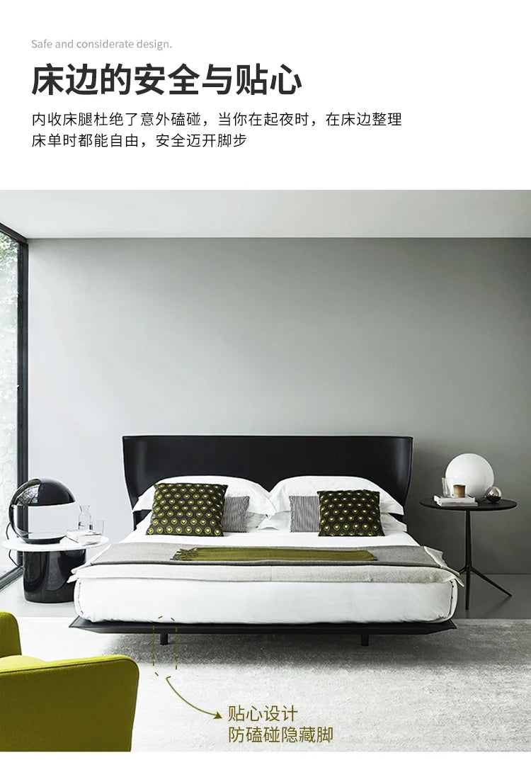 European Double Bed Frame Simple Wood Elegant Luxury Bedroom Bed Frame Queen Under Storage Mobili Per La Casa Home Furniture