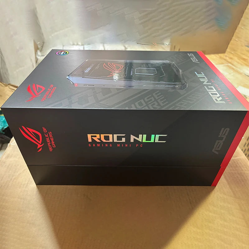 Rog Nuc 2025 Mini Host Ultra7 255hx Rtx5060 32gb 1tb Silent Cooling Micro Host Esports Gaming High Performance Desktop Host