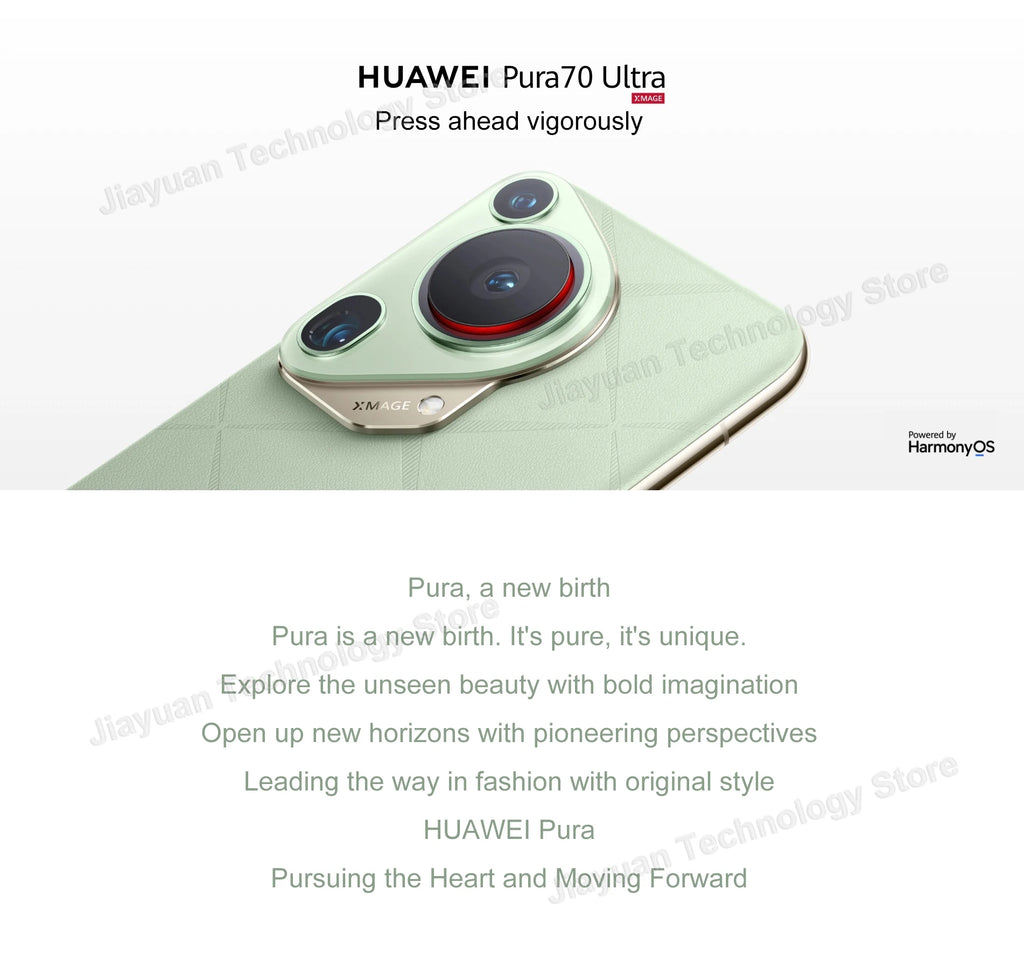 Original Huawei Pura 70 Ultra 5G Mobile Phone 6.8" 120Hz Screen Kirin 9010 HarmonyOS 1-Inch Retractable Main Camera Smartphone