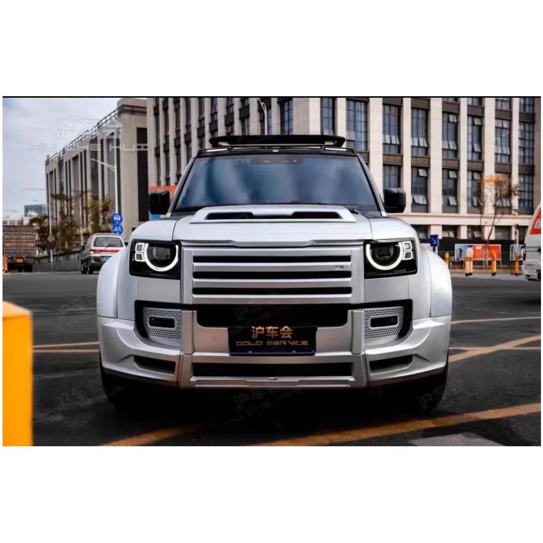 Quality Body Kit with CH Material for Land Rover Defender  L663 to Lumma Style Include Front Rear Bumper Grille Side Skirt