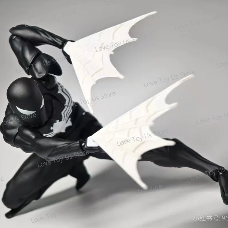 Original Mess Toys Spider Man Symbiote Spiderman Messtoys Black Suit Neighbor Scarlet Spider Anime Action Figure Gifts Toys