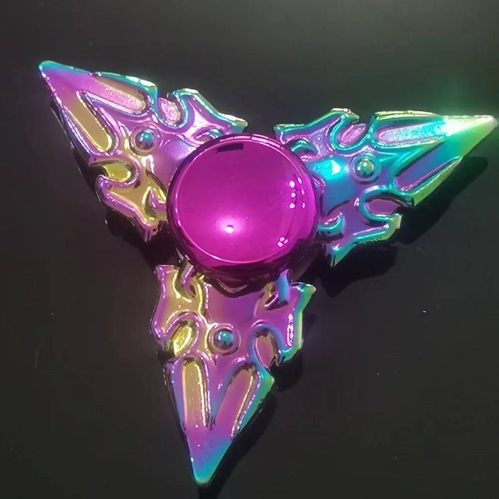 New Style Colorful Alloy Fidget Spinner Gradient Color R188 Mute Bearing EDC Metal Hand Spinner Adult Stress Relief  Fidget Toys