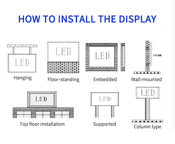 p6 p8 p10 outdoor advertising LED screen High quality digital billboards Outdoor Full Color LED Display panel price