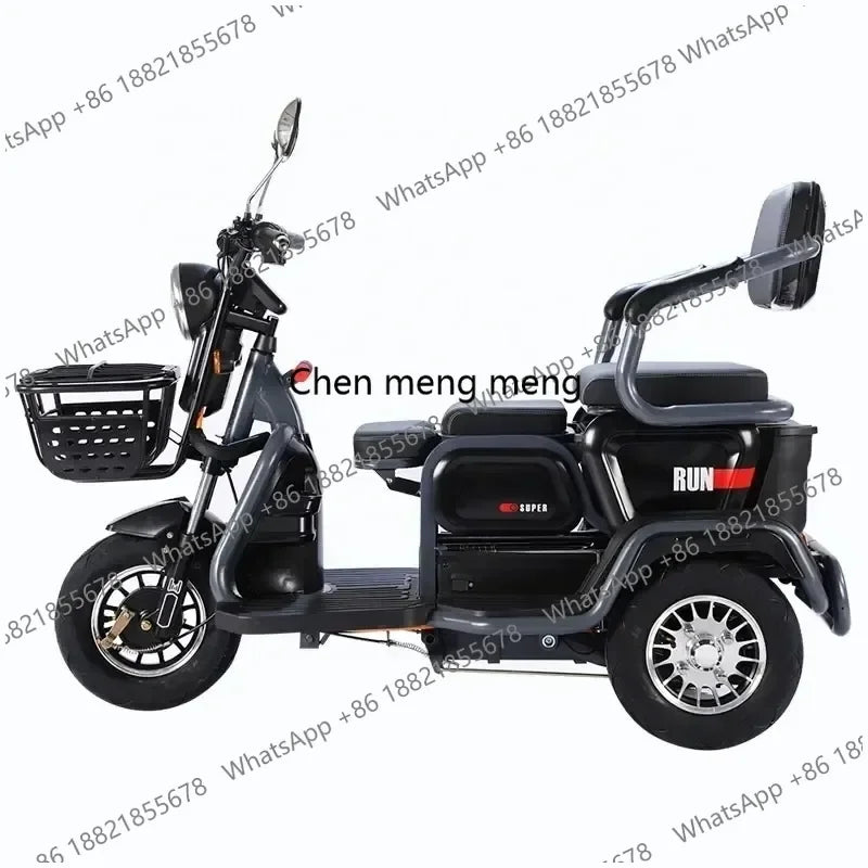D185 New Three-wheeled Electric Bicycle Ticycle 48V/60V Three-wheeled Electric Motorcycle