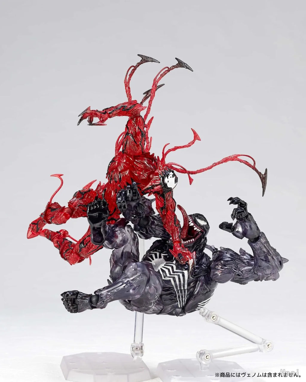 KAIYODO Original Authentic [Evoltech] Amazing Yamaguchi MARVEL  · Agent Venom VENOM/ CARNAGE Mobile Doll Model Handmade Toy Gift