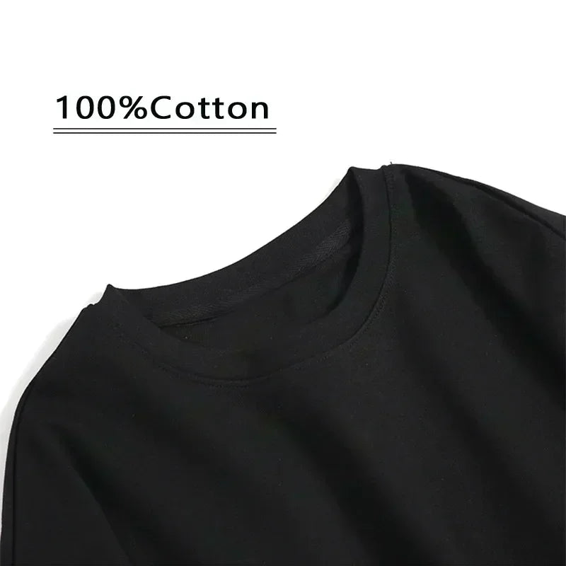 Men's T-shirt Cotton heavy cross print T-shirt Harajuku y2k casual O-neck short sleeve unisex