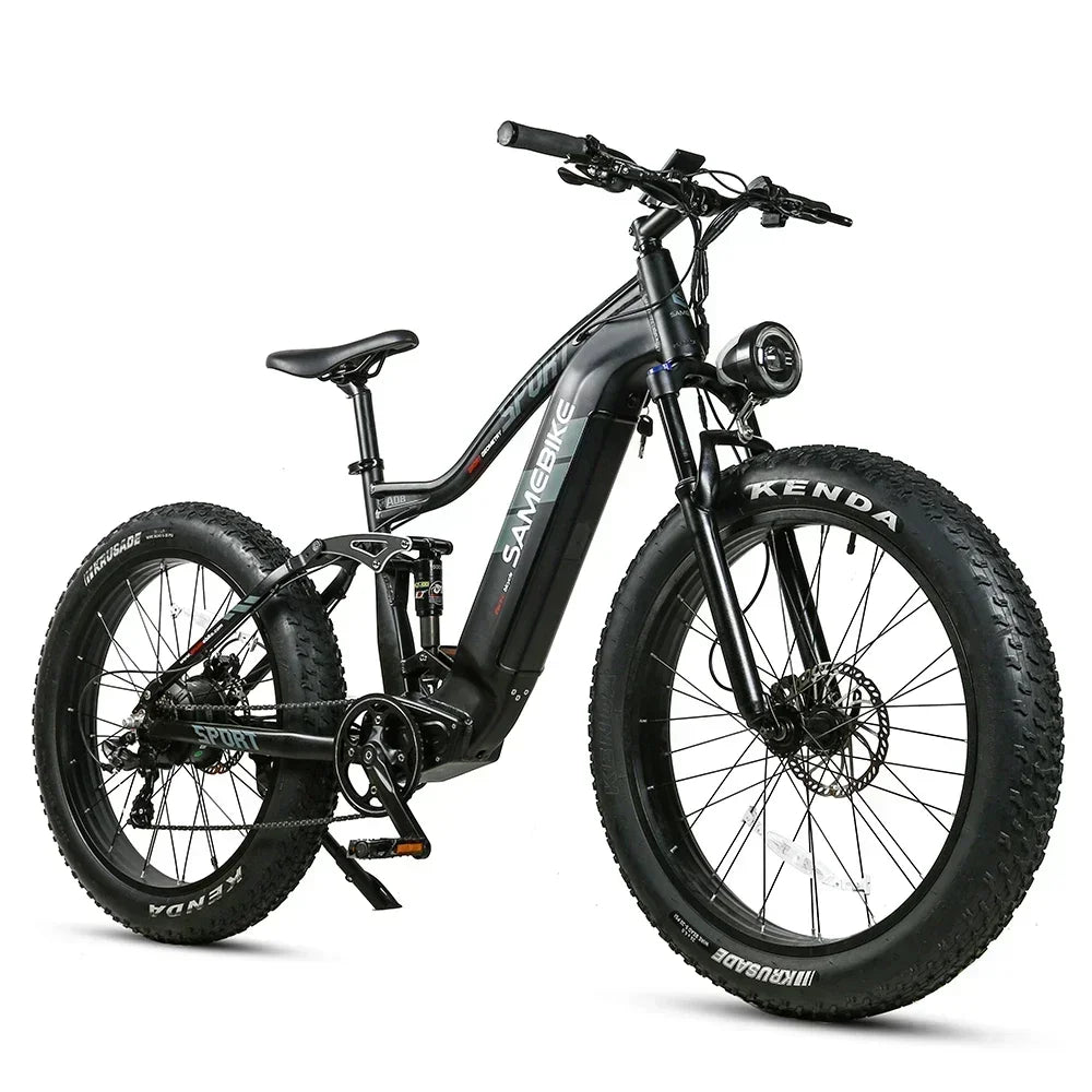 SAMEBIKE RS-A08 Electric Bike 1000W Motor 48V 17Ah Battery Hydraulic brake 26*4.0Inch Fat Tires Electric Bicycle Mountain E-bike