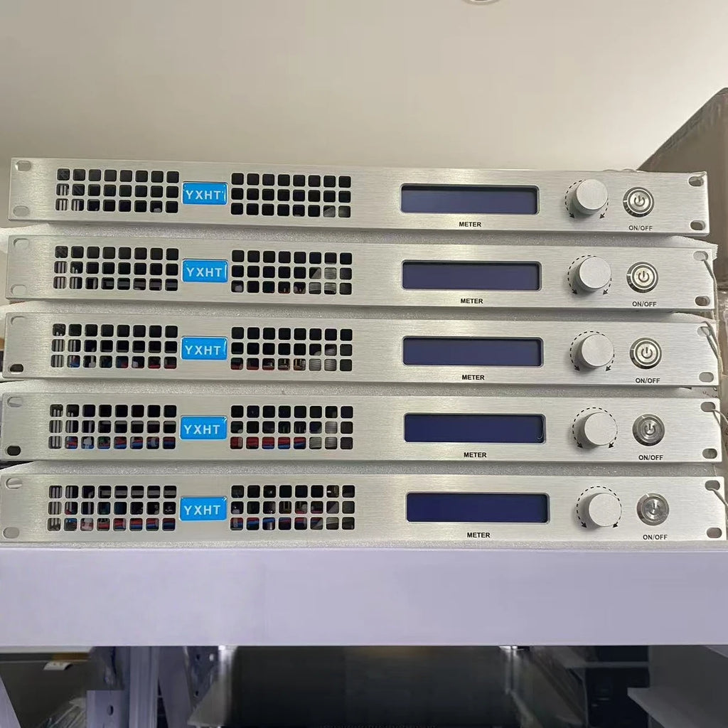 110V/220V YXHT-100W FM Transmitter, Stable Performance, Energy-Saving, Low Noise, MPX Input for Radio Broadcast, Hotel Lobby