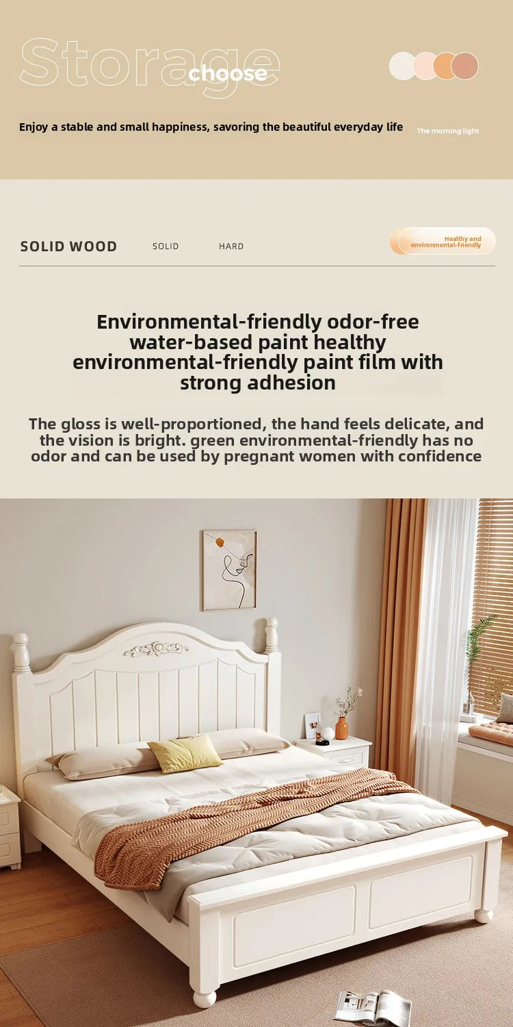 wooden single bed household simple 180x200 modern bed frame comfortable minimalist muebles para dormitorio bedroom furniture