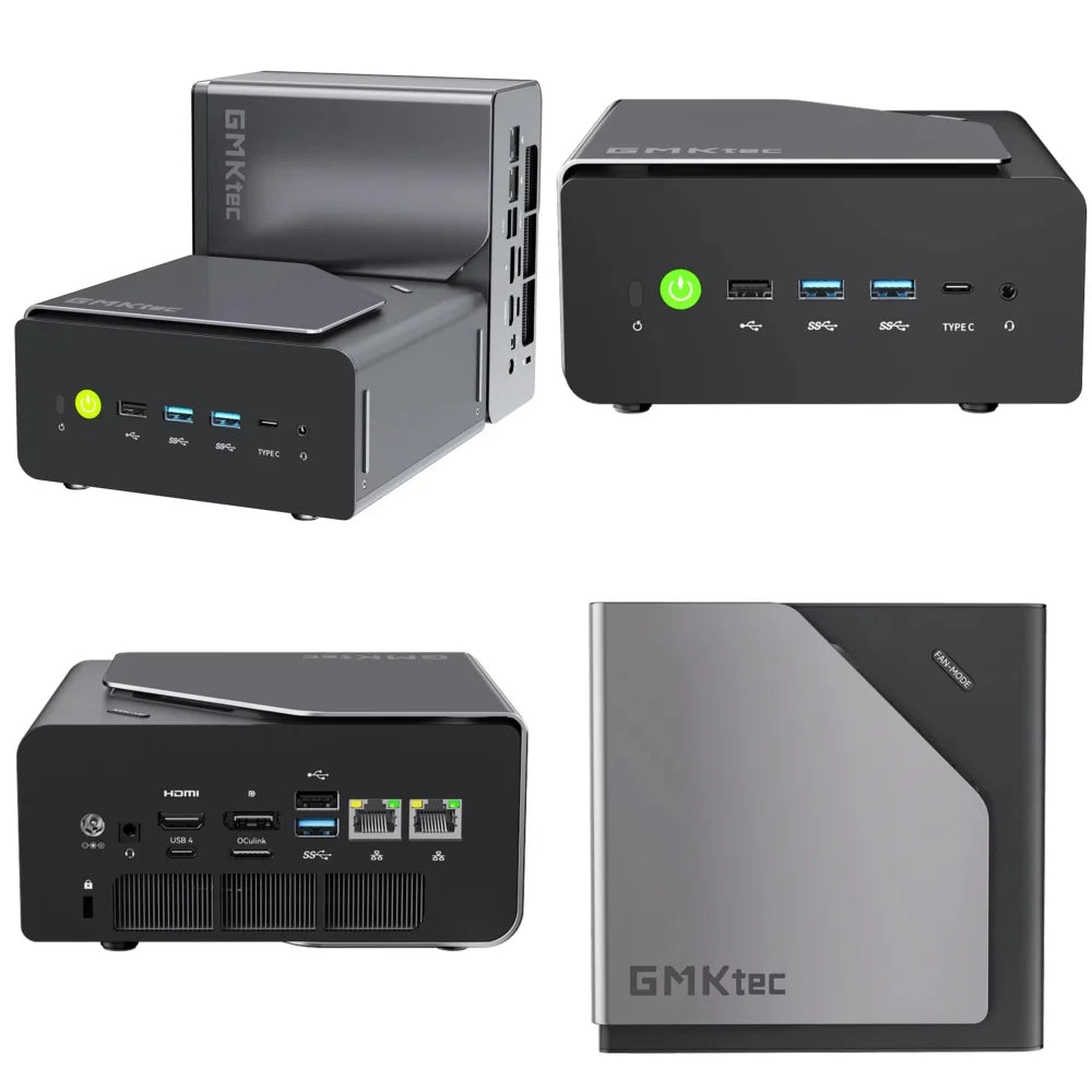 GMKtec K12 AMD R7 H255 for Mini PC Gaming Desktop Computer 8 Core 16 Thread 32GB DDR5 1TB SSD Small Form Factor Home Office