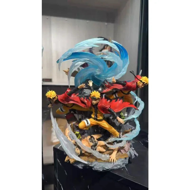 30cm Anime Peripherals Figure Uzumaki Naruto Can Glow Anime Model Collect Pvc Desktop Ornament Decorations Children Toys Gift
