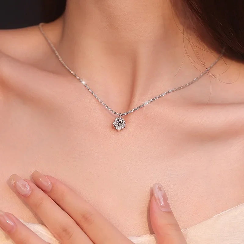 Luxury 925 Sterling Silver Olive Beads Snake Bone Necklace Fashion Italian Silver Necklace Jewelry for Men and Women