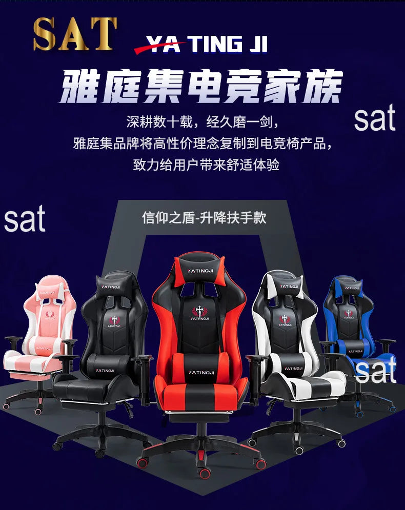 Rgb Leather Ergonomic Computer Chair Office Anji Gamer Pc Racing Game Scorpion Wholesale Gaming Chair Fabric and Table Chairs