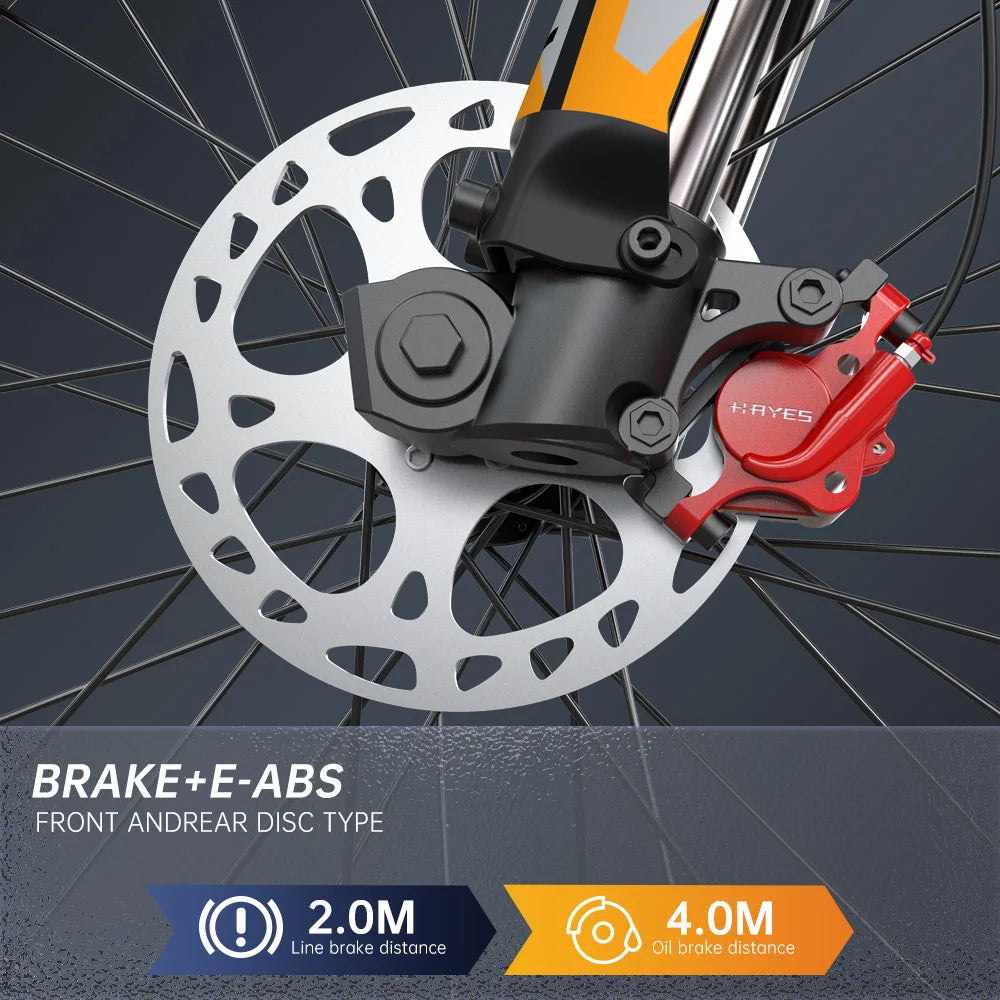 FVKING E6 Electric Bike Adults 2000W Peak Gear Hub Motors Electric Motorcycle 52V33AH Battery Speed 60Kmh Mountain E-bikes GT73