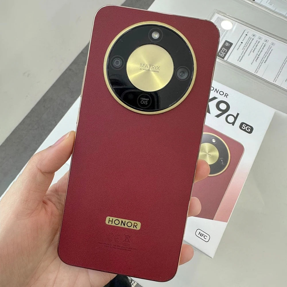 2025 New HONOR X9d 5G Global Version 6.79" 120Hz Super AMOLED Display 108MP OIS Cameras 8300mAh 3-day Battery Android15 Dual SIM