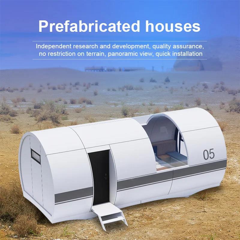 Prefab Detachable Container House Sleep Tiny Outdoor Garden Office Pods Steel Material Villa for Holiday Village