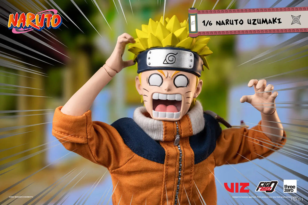 Threezero Genuine FigZero Series Naruto Uzumaki Kakashi Hatake Uchiha Sasuke Japanese Anime 1/6 Scale Action Figures Model Toys