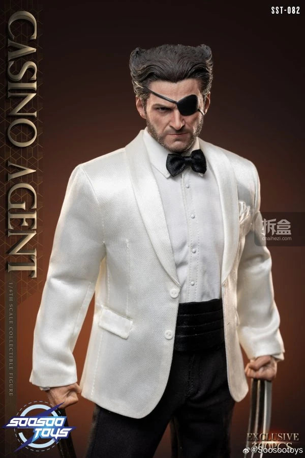 SOOSOOTOYS Genuine Casino Wolf Wolverine Wolf Uncle 1/6 Mobile Doll IRON WARRIOR Movable Finished Product Model Collection