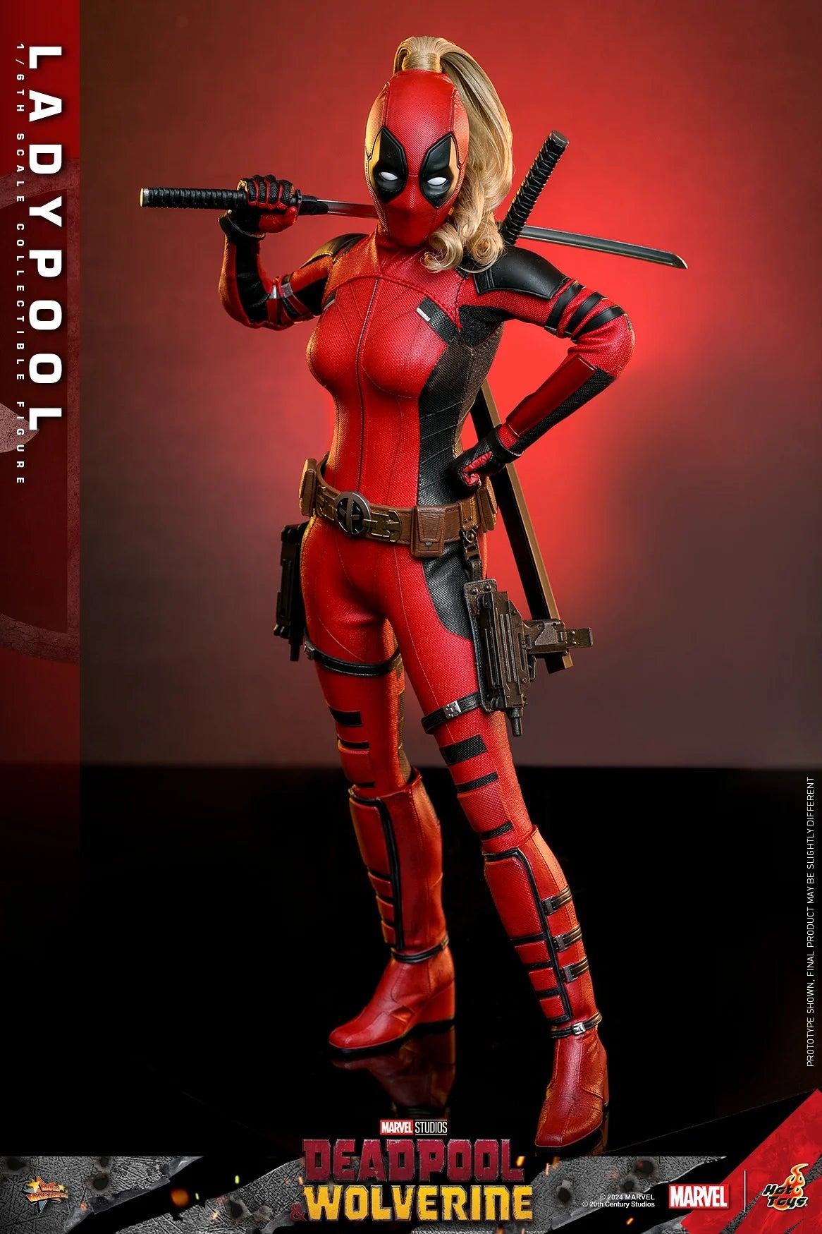In Stock HOT TOYS Ladypool Deadpool 1/6 Movability Model Toys Collect MMS747 Deadpool & Wolverine HT Ladypool