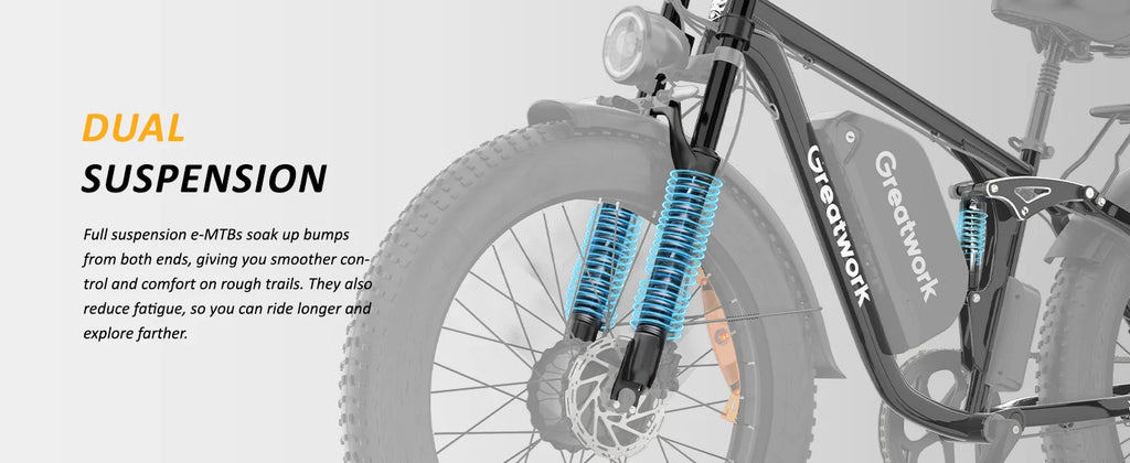 DUAL MOTOR 5000W Electric Bike for Adults 26" Fat Tire 45MPH Off-Road E-bike