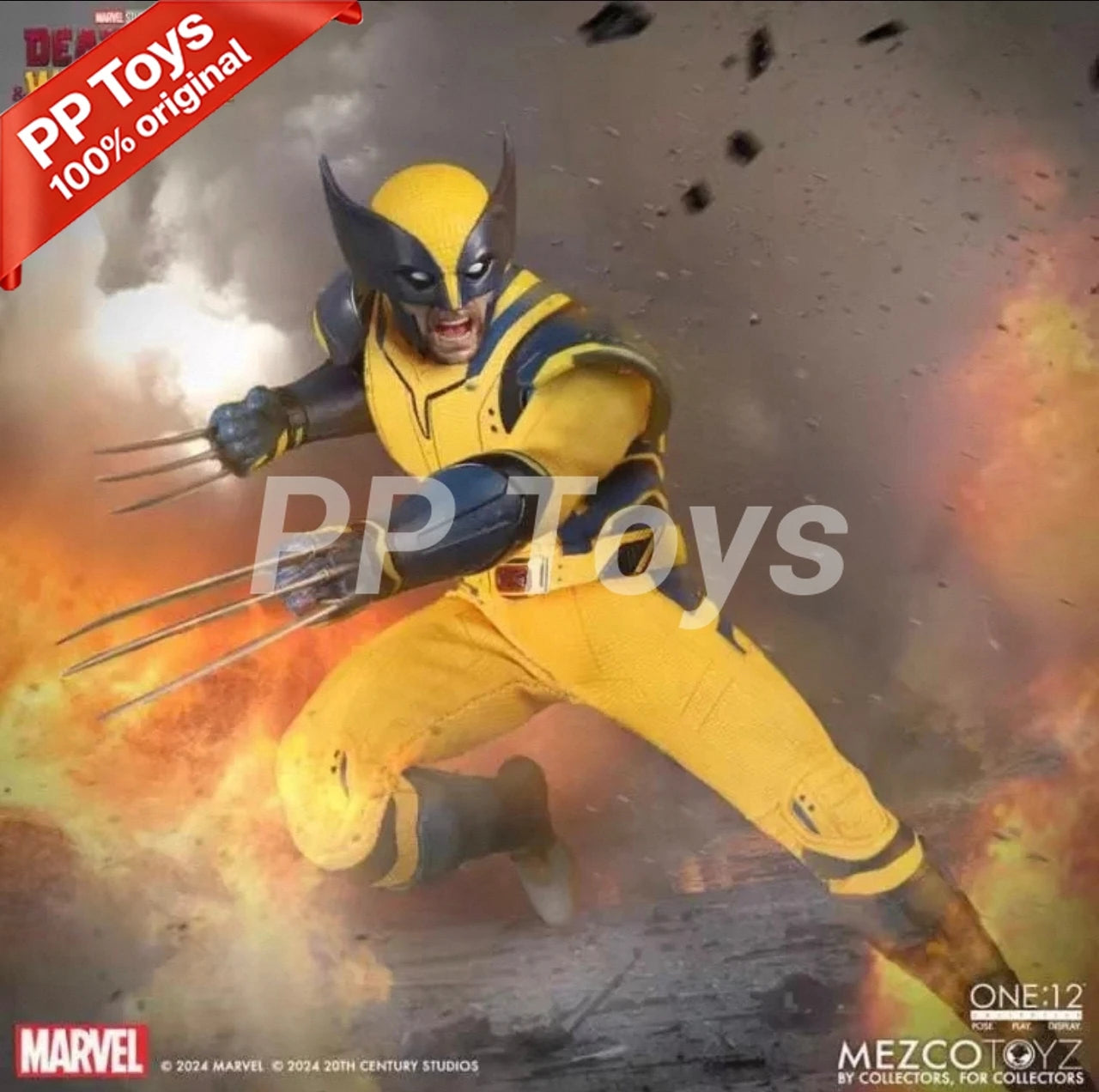 In stock now Mezco One:12 Deadpool and Wolverine Movie Version 6-inch Movable Doll Handicraft