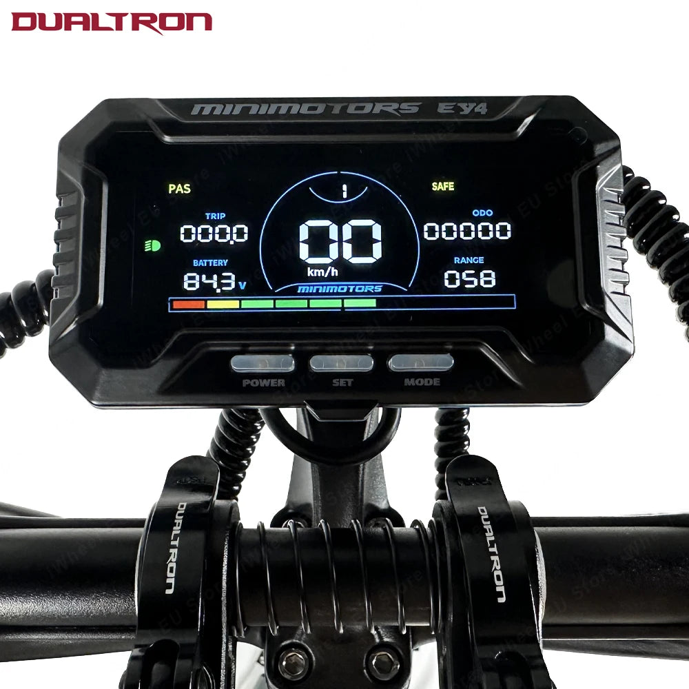Dualtron New Storm Limited 84V 45Ah Scooter Dual Motor 2500W*2 New EY4 Display 12inch MINIMOTOR Dualtron NEW STORM LTD Scooter