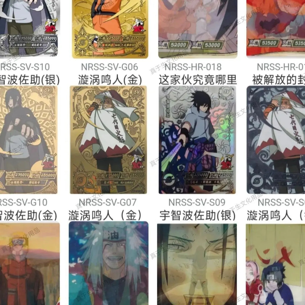 Naruto Card New Year Gift Box Legend Roll Collection Card Anime Character Limited Edition SE Card New Year Gift Rare Japan