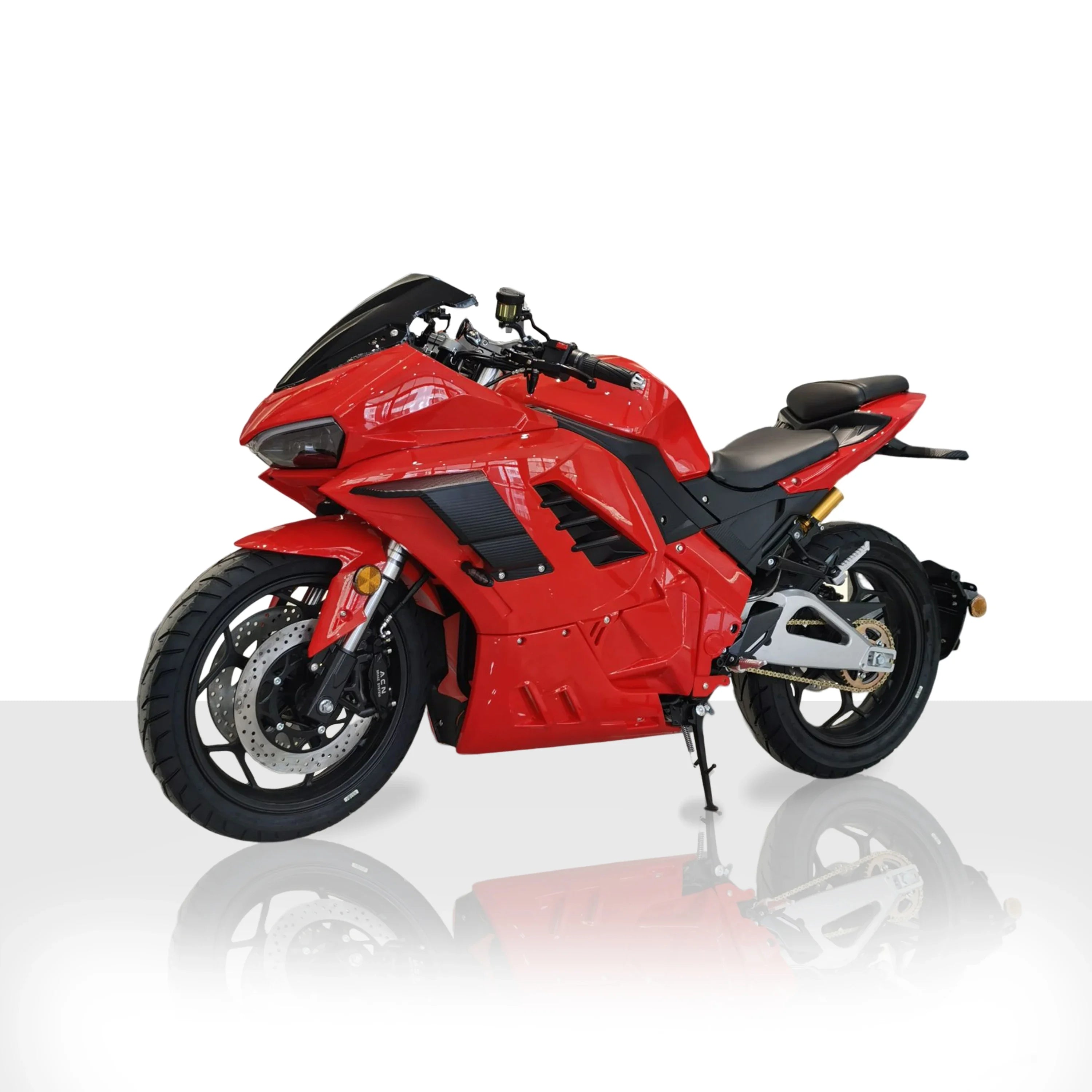 Lithium-ion 72V Center Motor 4000W Fast Speed 130KM/H Chopper Electric Motorcycle