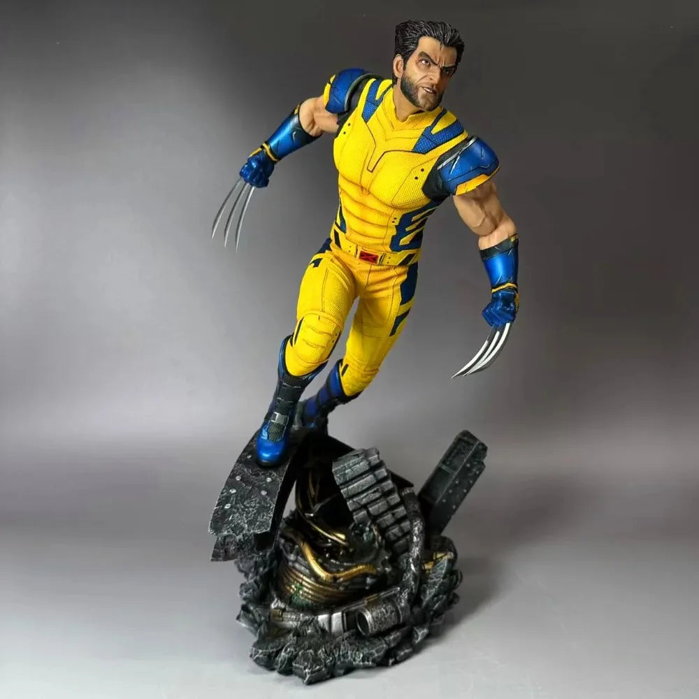 50cm New Anime Figure Wolverine Peripheral Resin Model Scene Collect Statue Desktop Decoration Ornaments Birthday Gifts Toys
