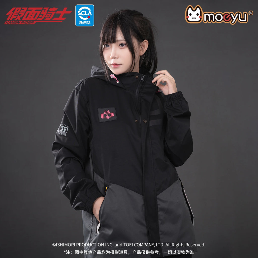 Moeyu KAMEN RIDER DECADE Men Trench Coat Anime Jacket Women Clothing Male Costume Zipper Overcoat Casual Windbreaker  Streetwear