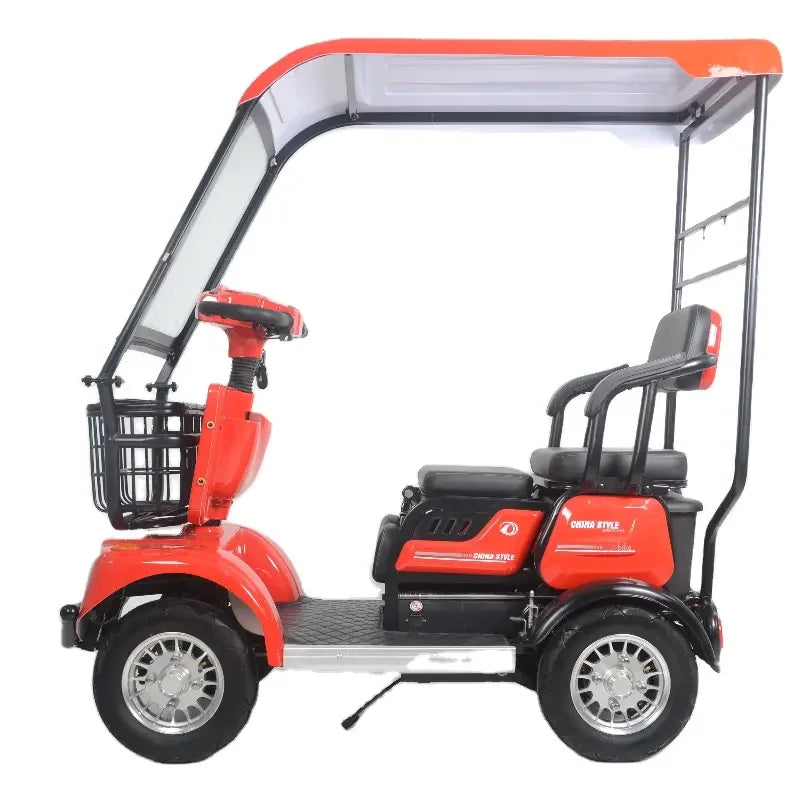 Factory Hot New Multi-seat Spacious 800w High-power Sightseeing Electric Golf Cart Electric Four-wheeler