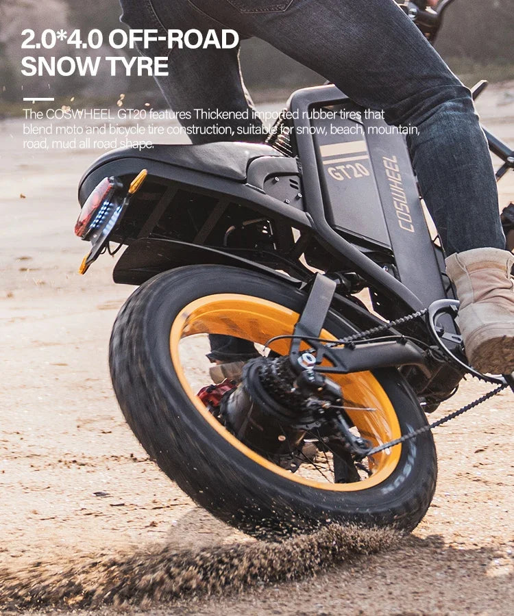 Coswheel GT20 High Speed Adults Electric Dirt Road Bike Electric Mountain Bike EU US UK Stock for Women City Ebike Electric Bike