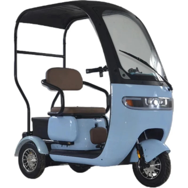 China Manufacturer Factory Price 800W Electric Tricycle for Adults, Passenger Electric Three Wheels Bike
