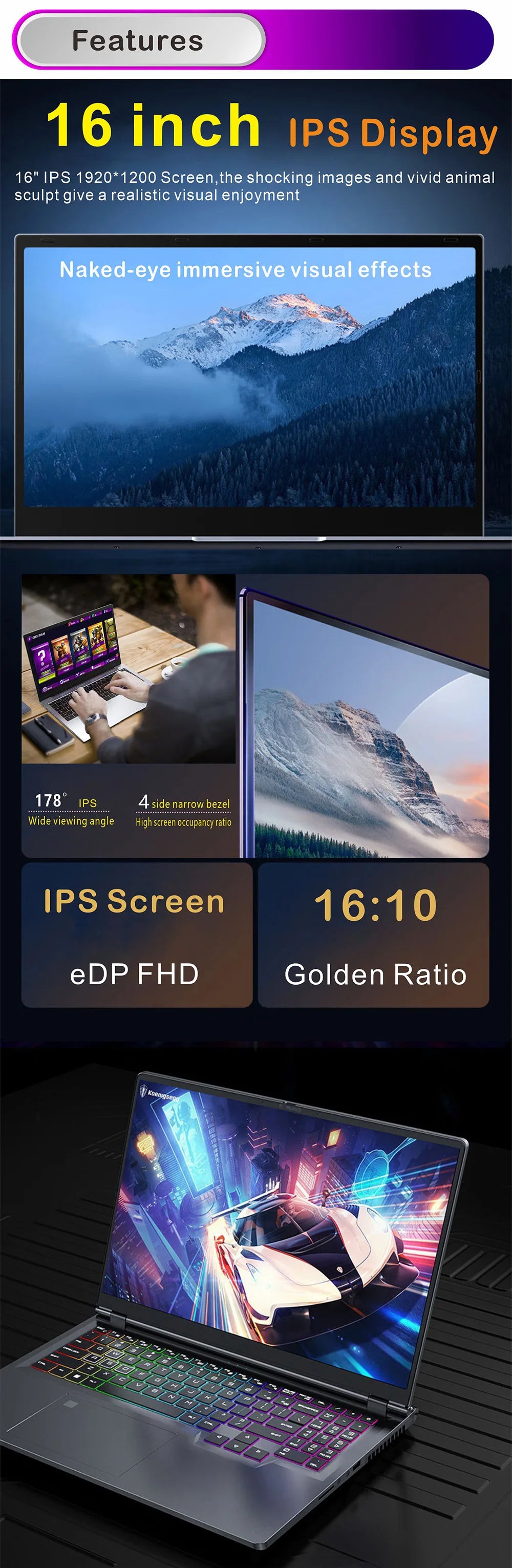 Hot Sales Brand New 16 Inch I9 12900H 14 Core RTX4060 8G Graphics Card Ultrabook Rj45 Gaming Aluminum Laptops