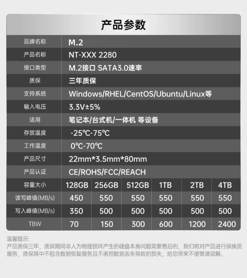 M.2 980 pro 4TB 2TB 1TB 2280 high speed Internal Solid State Drive NGFF SATA  TLC 560MB/s for Laptop And Desktop game console