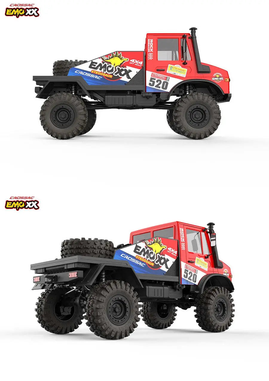 In Stock Emo Xx 1/6 Rc Electric Remote Control Climbing Truck Rock Breaker Off Road Vehicle With Led Strobe Lights For Hobbyists
