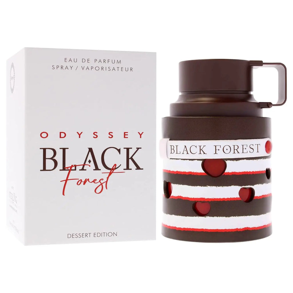 Armaf Odyssey Black Forest Dessert Edition Eau De Parfum Spray - Sweet Spicy Woody Gourmand Long-Lasting Unisex Fragrance
