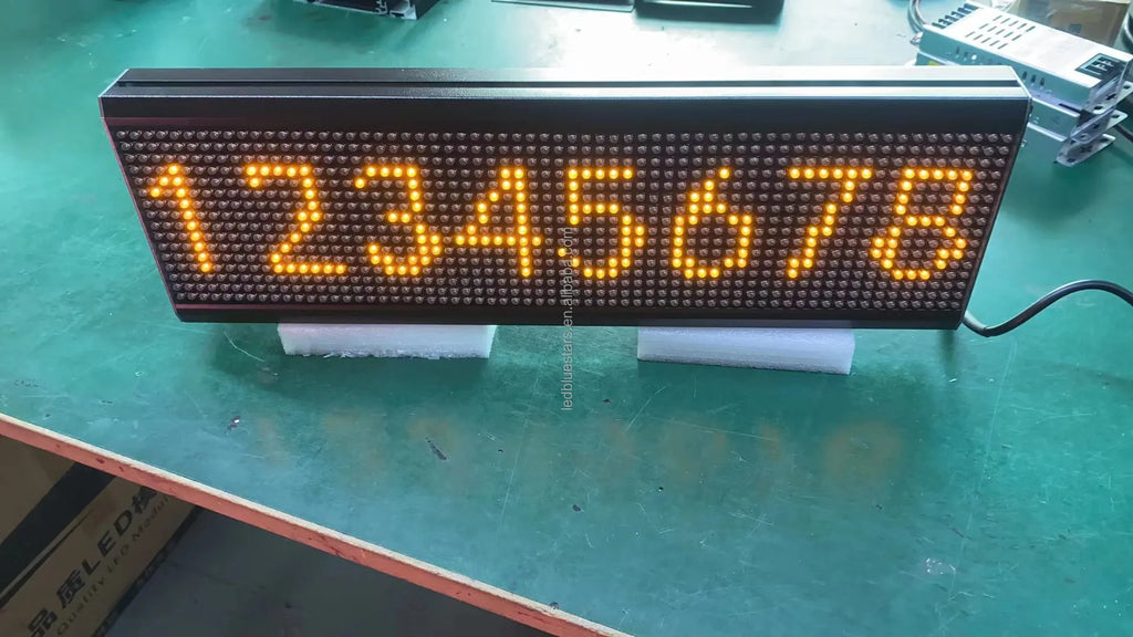 US 110V P10/P5/P6 Light Emitting Diode Display Panel Signage Restaurant Store IP65 Shopping Center Programmable Mobile