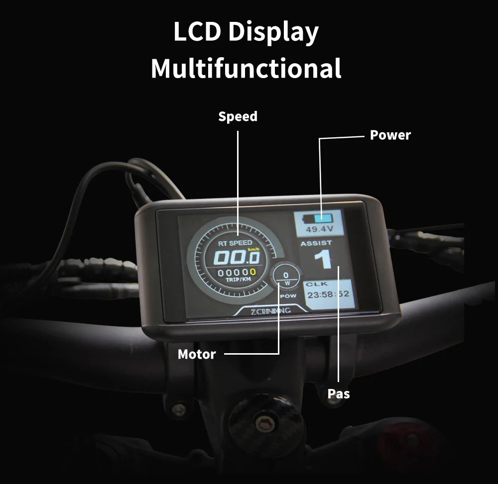 Modification New Arrival 7 speed gears 45Ah electric bicycle battery  E bike bicycle(old)  19"  motorcycle tires Ebike  for men