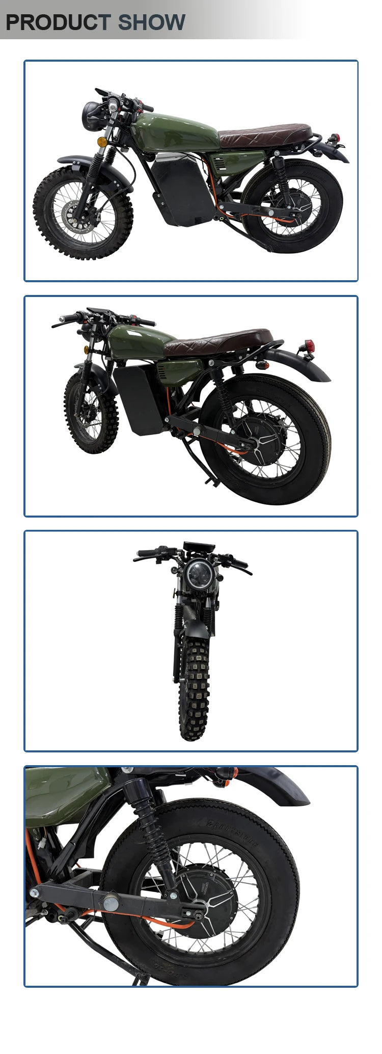 D185 2000W Wholesale Long Range Two Wheel Electric Moped Scooter Adult Dirt Bike Electric Motorcycle
