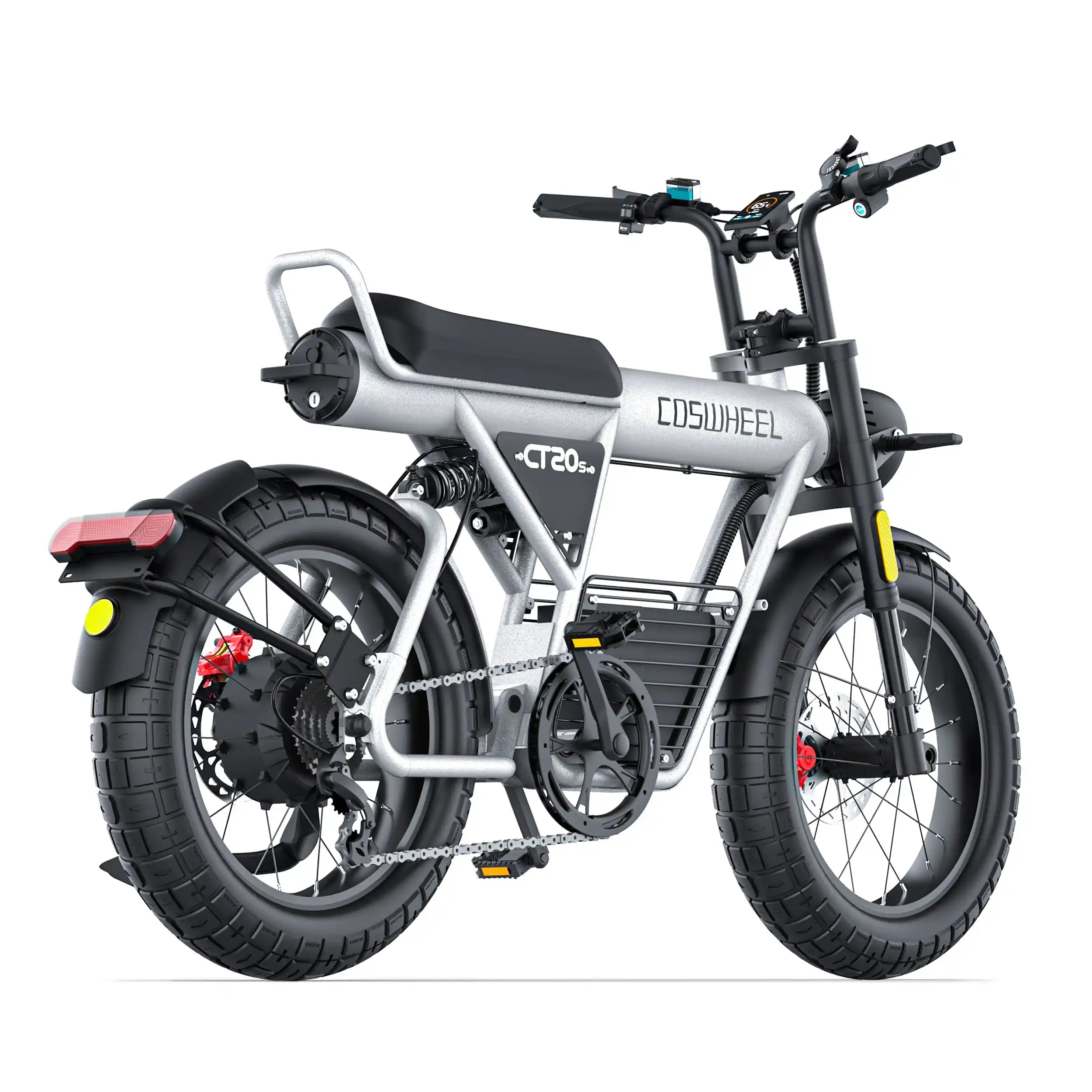 Coswheel GT20S adult E-bike 1500W 48V27.5Ah battery commute Electric Bike,20-inch Fat Tire E-Mountain bike